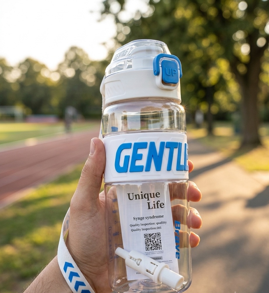قمقمه ورزشی یونیک لایف GENTLE | قمقمه نی‌دار و فانتزی