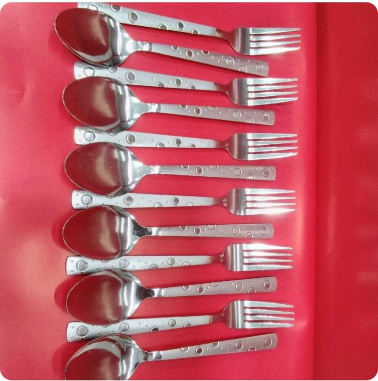 قاشق و چنگال حبابی